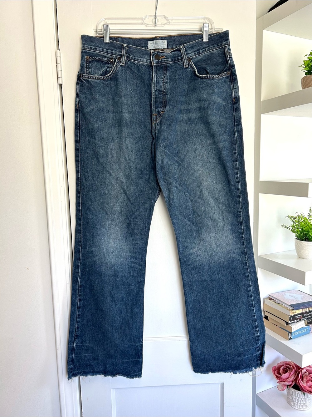 American Eagle Outfitters Men’s Dark Blue Bootcut Vintage Jeans
